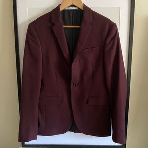 H&M Burgundy Blazer